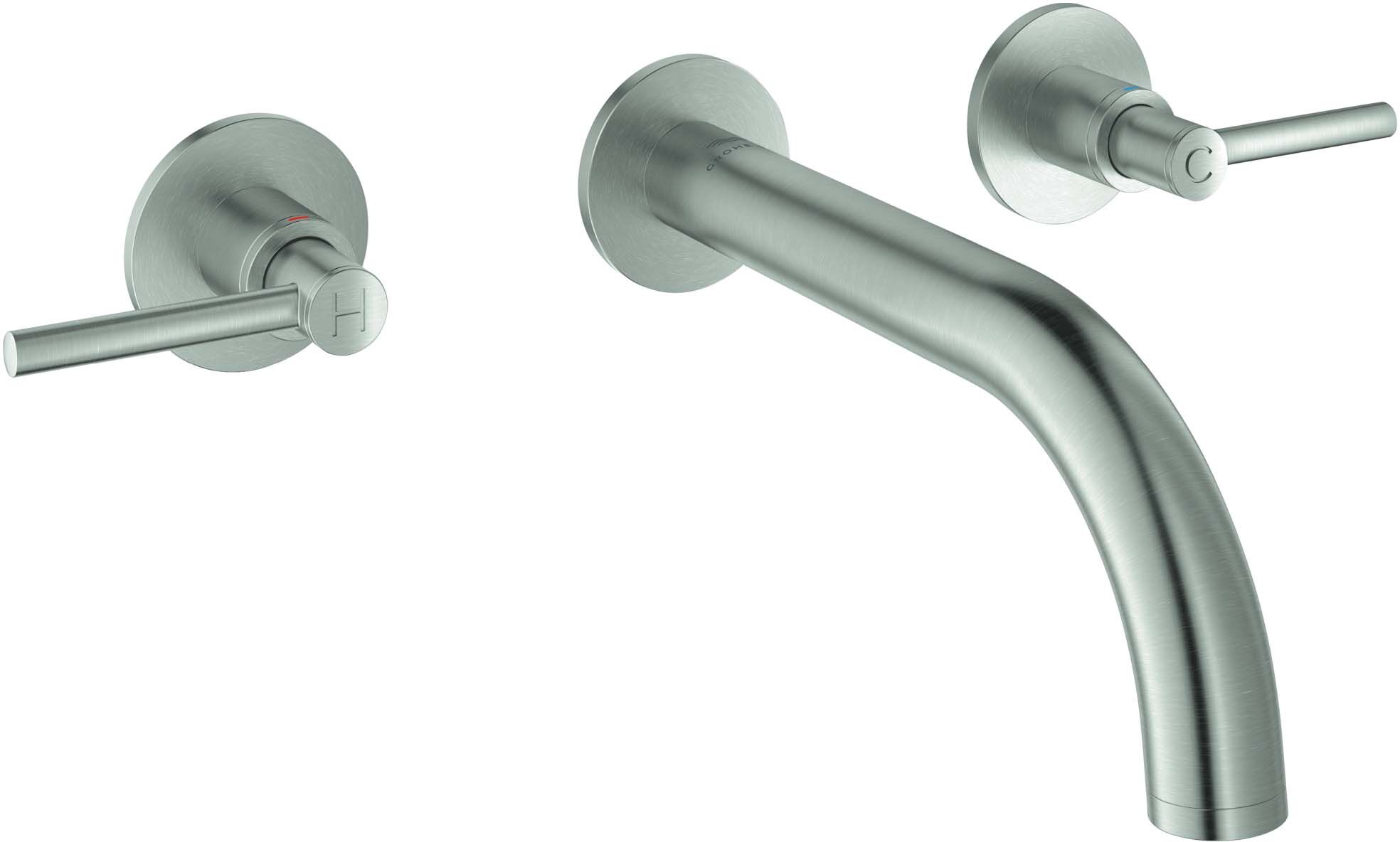 Grohe Atrio mitigeur lavabo 3 trous 20662DC0 1/2", supersteel