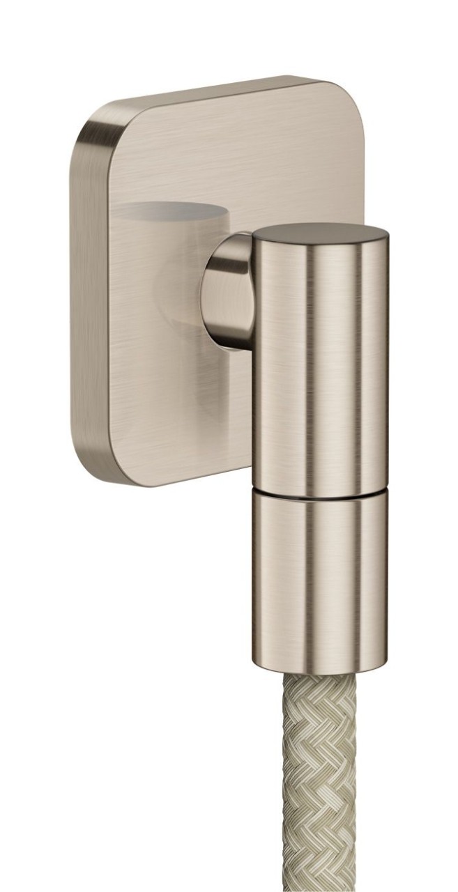 Hansgrohe Wandanschluss Axor Wall outlet Fine softsquare G1/2"" brushed nickel, 36739820 36739820