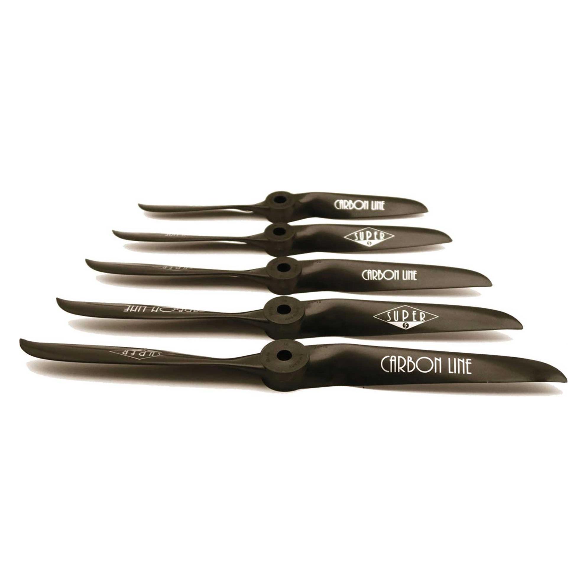 Super carbon line 7x4" 18x10 cm schwarz 1stk. luftschraube (2031.7X4)