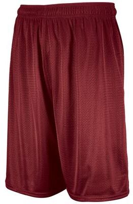 Russell Athletic RA659AFM Dri-Power Mesh Shorts in Cardinal size 4XL   Polyester 659AFM