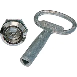 Hager FZ450 Schließung, univers, Dreikantverschluß, 7mm