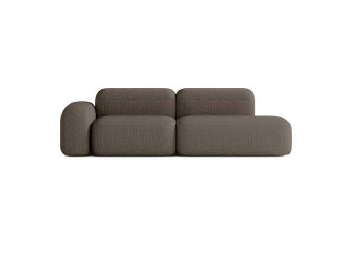 Canapé Modulable 3 Places Marron