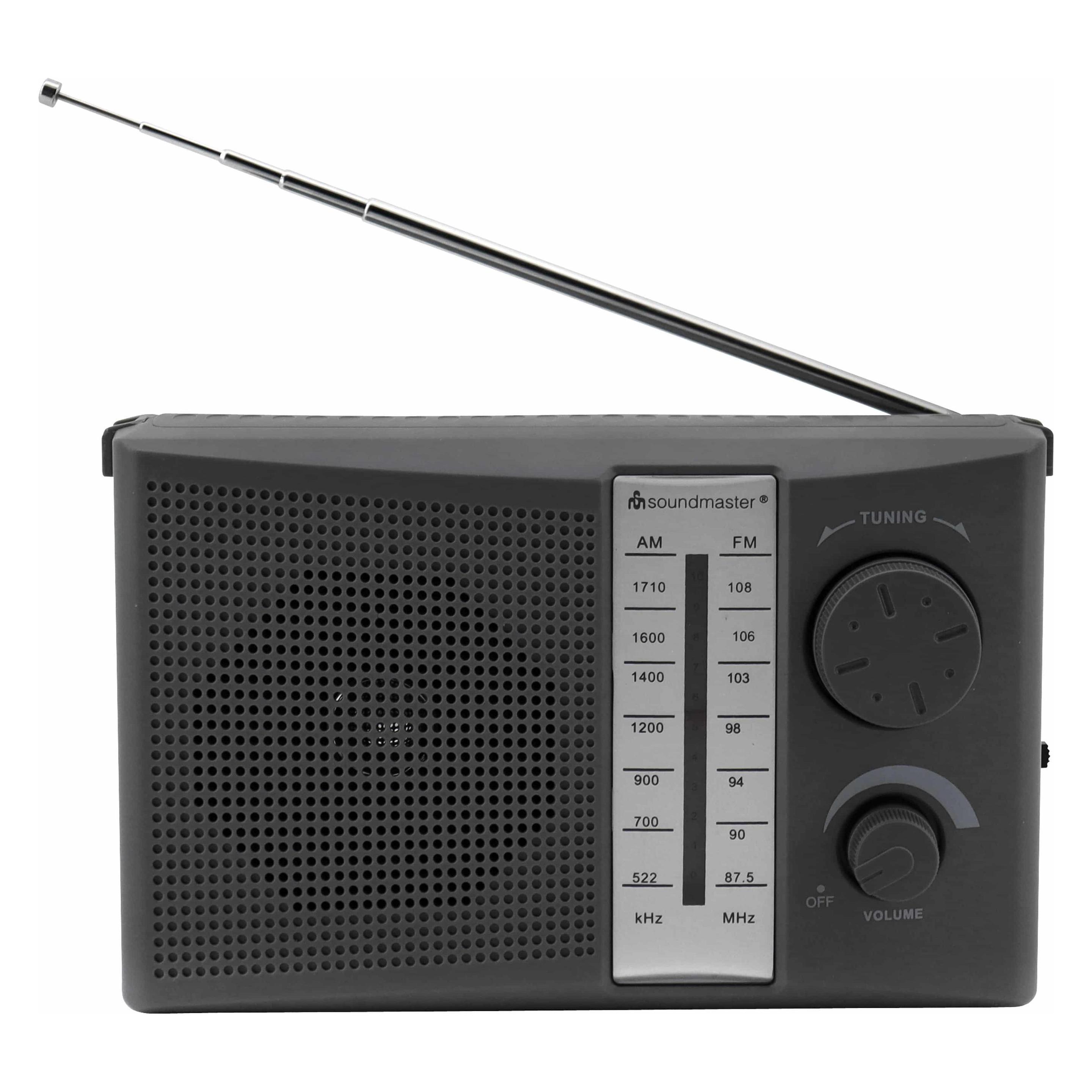 Soundmaster UKW/MW Radio TR490 SW, schwarz (FM, MW) (TR490 SW)