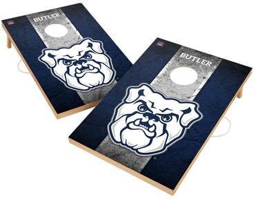 Skip's Garage Vintage Butler University Bulldogs Regulation 2x4 Cornhole Set