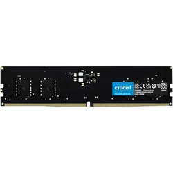 Crucial Pamięć DDR5 8GB/5600 CL46 (16Gbit) (1 x 8GB, 5600 MHz, DDR5-RAM, DIMM), RAM, Schwarz