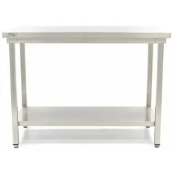 Maxima Edelstahltisch - 180 x 70 cm - höhenverstellbar