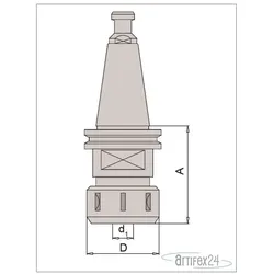 AKE Präzisionsspannzange SK30 60 A71 FÜR 462E - 10014643