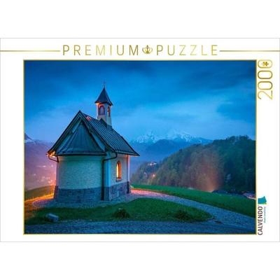 CALVENDO Puzzle Kirchleitenkapelle in Berchtesgaden | 2000 Teile Lege-Größe 90x67cm Foto-Puzzle für glückliche Stunden