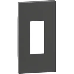 BTicino KG07M2 LivingNow 2M Abdeckung für RJ11- und RJ45-Einsätze Black