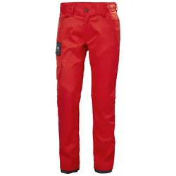 Servicehose "MANCHESTER" - C44 - alarmrot/schwarz