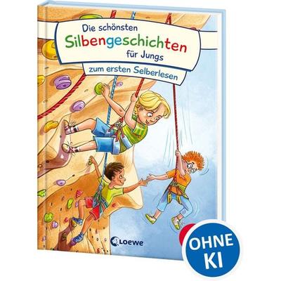 Die schönsten Silbengeschichten für Jungs zum ersten Selberlesen, Gebundene Ausgabe von , Loewe, 978-3-7432-1006-6
