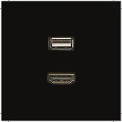 Jung Multimedia-Anschluss sw MA LS 1163 SW