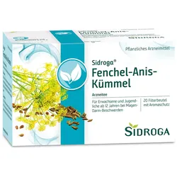 Sidroga Fenchel-Anis-Kümmel Tee Filterbeutel 20X2,0 g