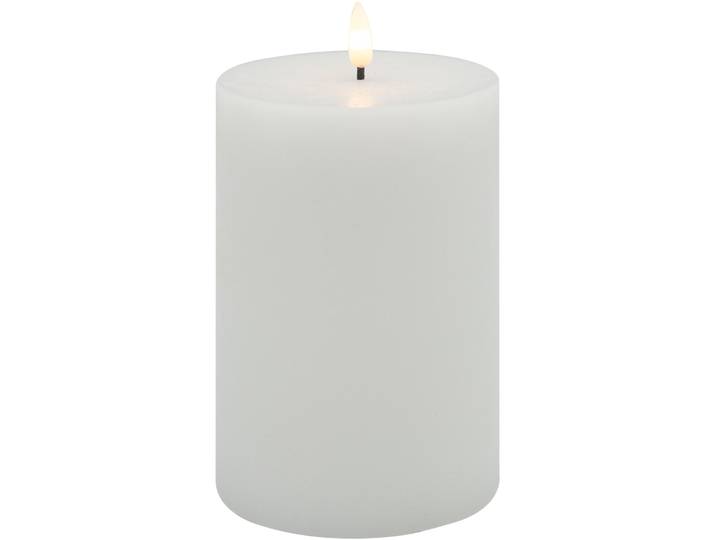 Kerze Pastel & Contrast weiss Wachs D 10 cm