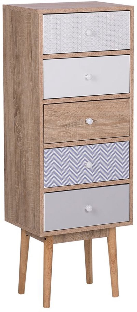 Beliani Scandinavische Commode - Lichtgrijs
