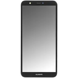 OEM Huawei P Smart LCD mit schwarzem Rahmen (Display, Huawei P Smart), Mobilgerät Ersatzteile, Schwarz