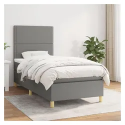 vidaXL, Boxspringbett, Zatenus (Flach mit Nägeln) (90 x 190 cm)