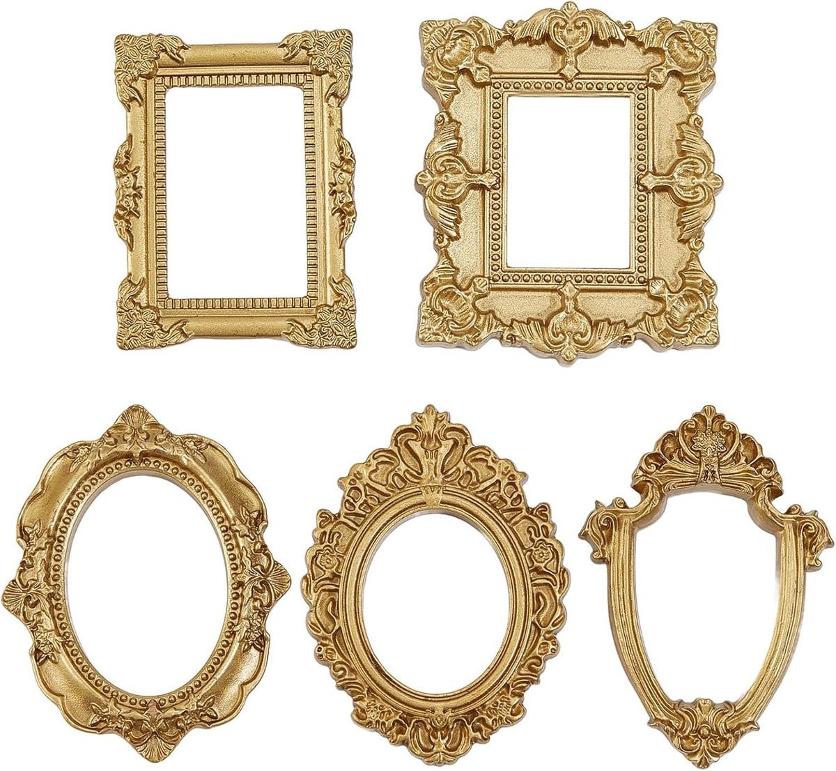 Mini Fotolijstjes Vintage Stijl voor Sieraden Display en Decoratie