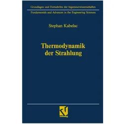 Thermodynamik der Strahlung, Fachbücher von Stephan Kabelac