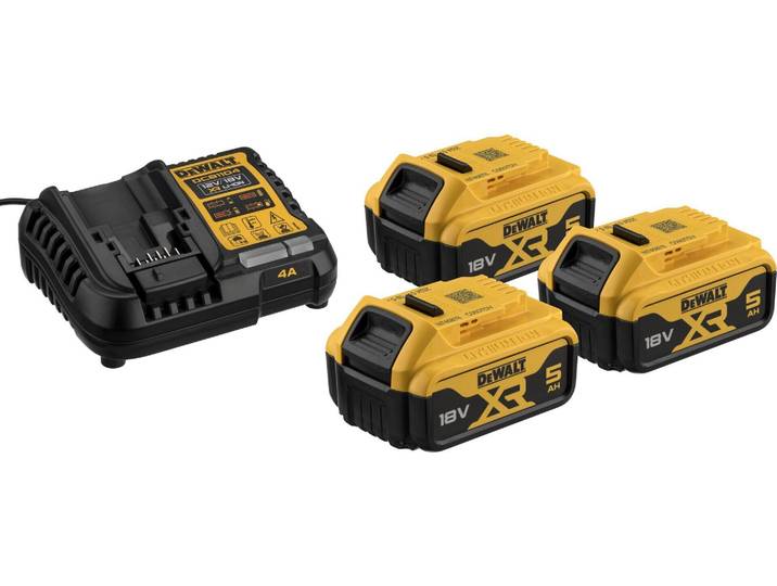 DeWalt DCB1104P3-QW Ensemble de batteries 3x 18V 5Ah