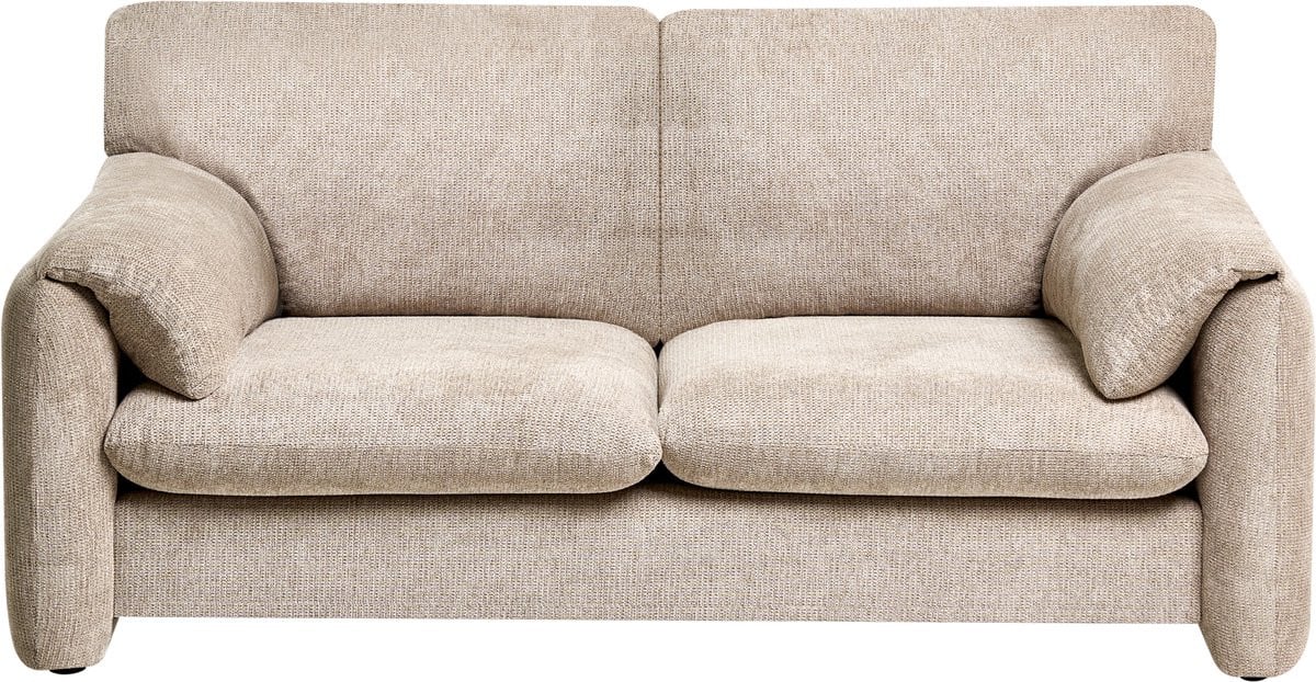 Beliani Tweezitsbank Scandinavisch Design - Taupe