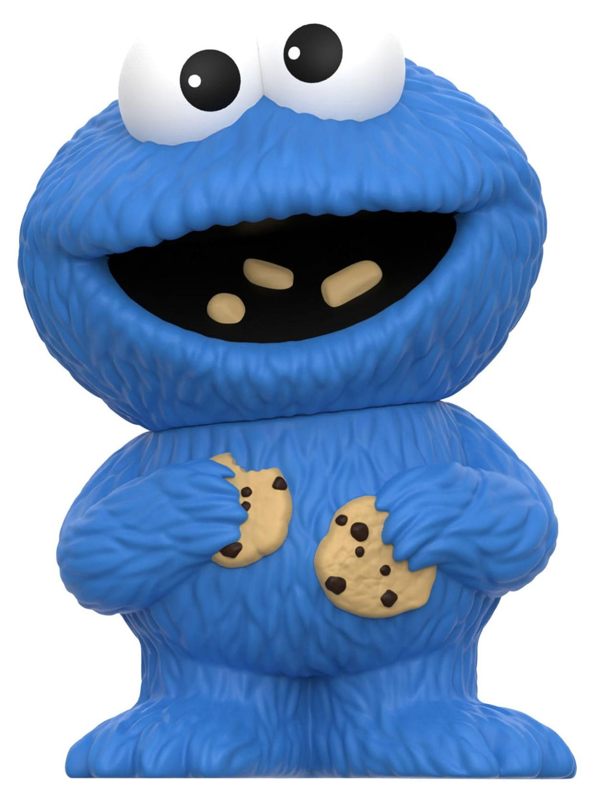 Super7 Sesamstraat Fun! Fun! Wave 02 Cookie Monster Actiefiguur, 13 cm