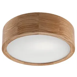 LED Deckenleuchte Lampe Eiche 1-flammig rund 28 cm E27 LD-PD-6.1 DAB