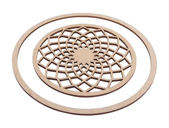 Rayher Holzscheibe Dream Filigran ⌀ 13 cm