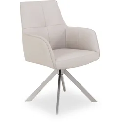 Polsterstuhl HARPER HAFUN (LBH 60x69x87 cm) - Bezug: Lederlook - LBH 60x69x87 cm