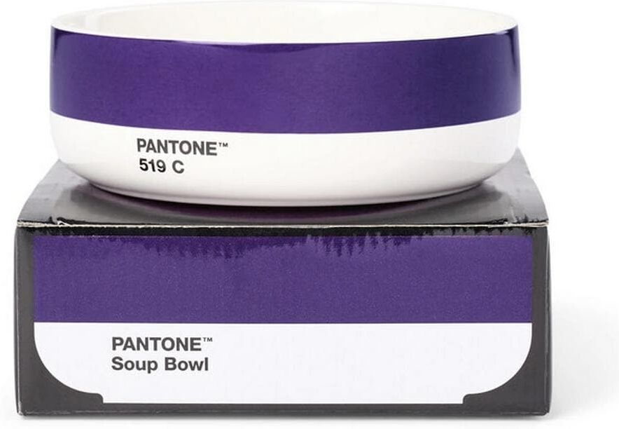 Schale "Pantone by Copenhagen Design 1 Stück", lila (lila, violett), B:14,5cm H:5cm T:16,5cm Ø:14,5cm, Porzellan, Schüsseln, Schale lila, violett Ø 14,5cm