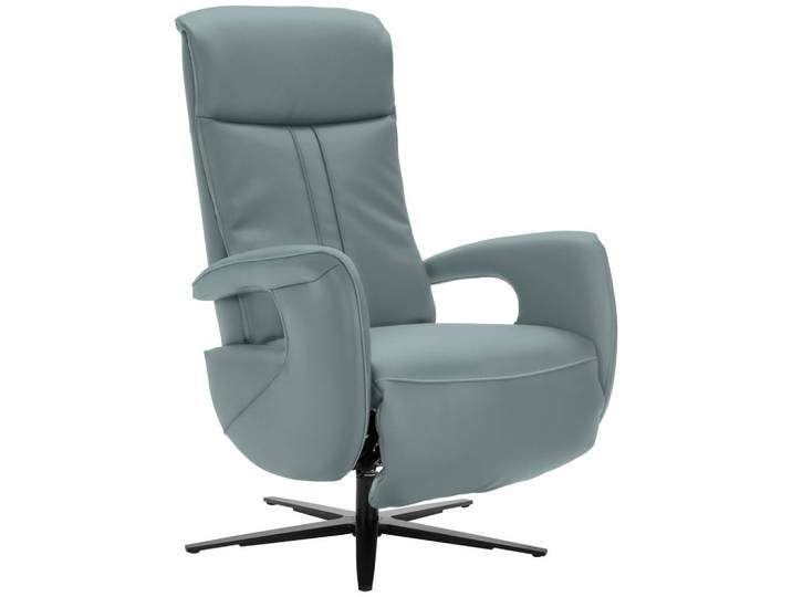 Dieter Knoll Relaxsessel, Blau, Metall, Echtleder, Rindleder, 71x112x83 cm, Goldenes M, Lederauswahl, Relaxfunktion, Wohnzimmer, Sessel, Relaxsessel