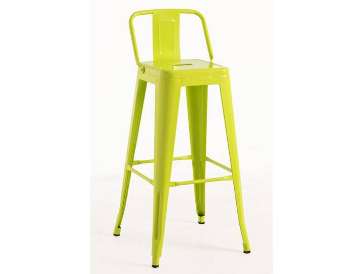 4er Set Torix Hocker mit Rückenlehne 100 cm - Flore verte
