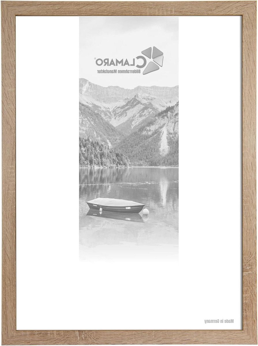 Fotolijst Rechthoekig Wandlijst Posterlijst Eiken Sonoma 20 x 117 cm