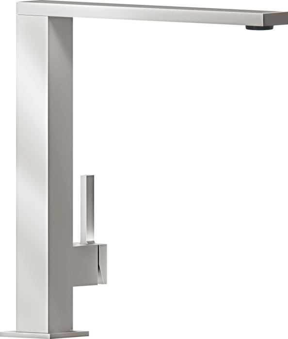 Villeroy und Boch Küchenarmatur Finera Square 927100LC 10,5 l/min, schwenkbarer Strahlregler, Edelstahl massiv