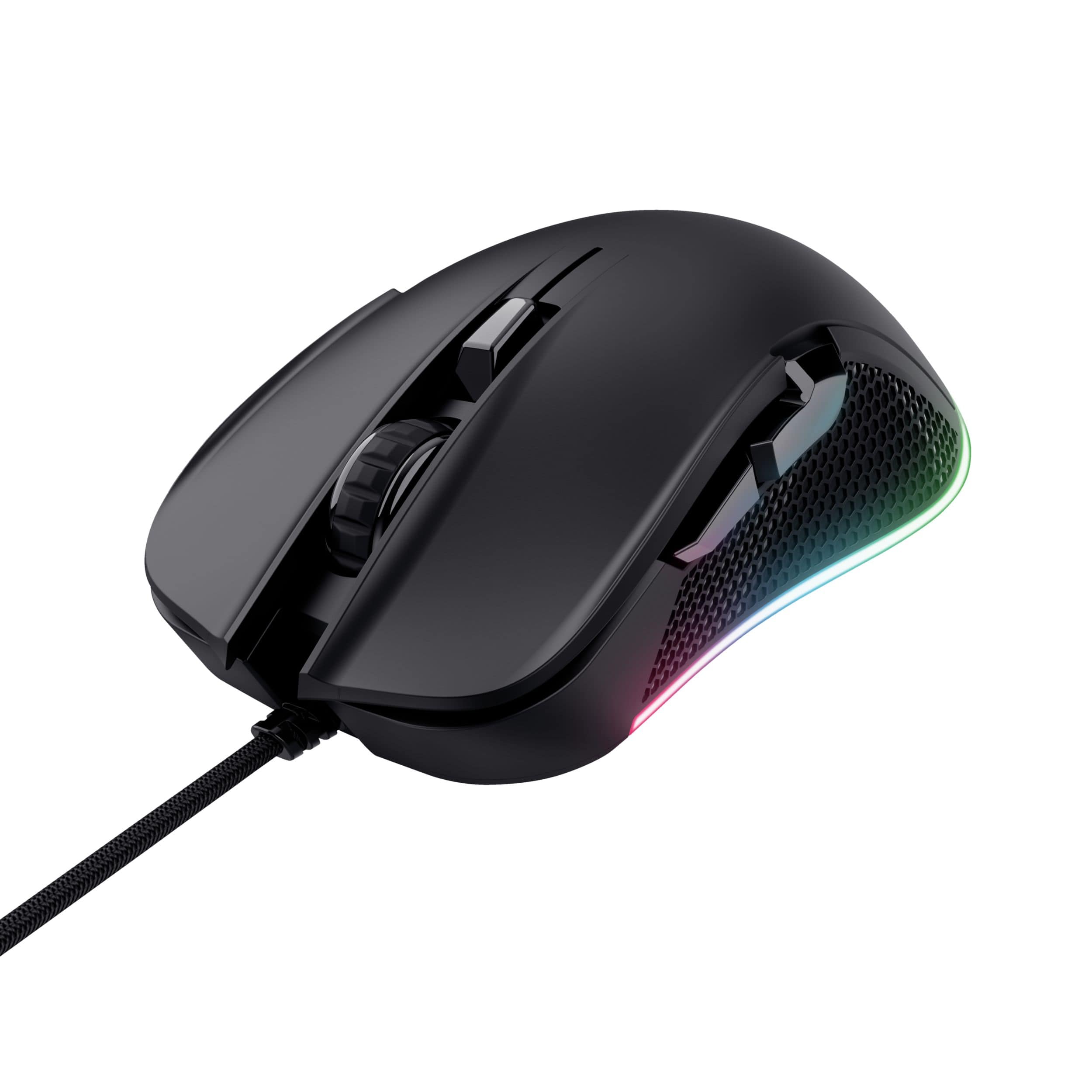 Trust 7200 DPI Gaming Maus Optisch GXT 922 YBAR (Schwarz) 24729