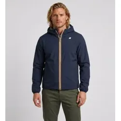 K-way für Herren. K6128VW Wendejacke Jack St Warm Double marineblau (L), Lässig, Nylon