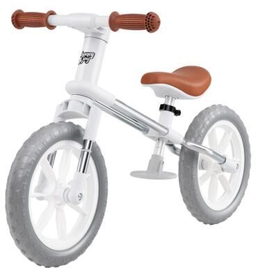 Costway 12 Inch Balance Bike with Adjustable Seat and Rotatable Handlebar-White