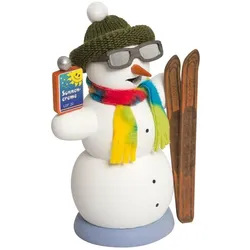 Kuhnert, Weihnachtsdeko, Räucherfigur Schneemann Après Ski