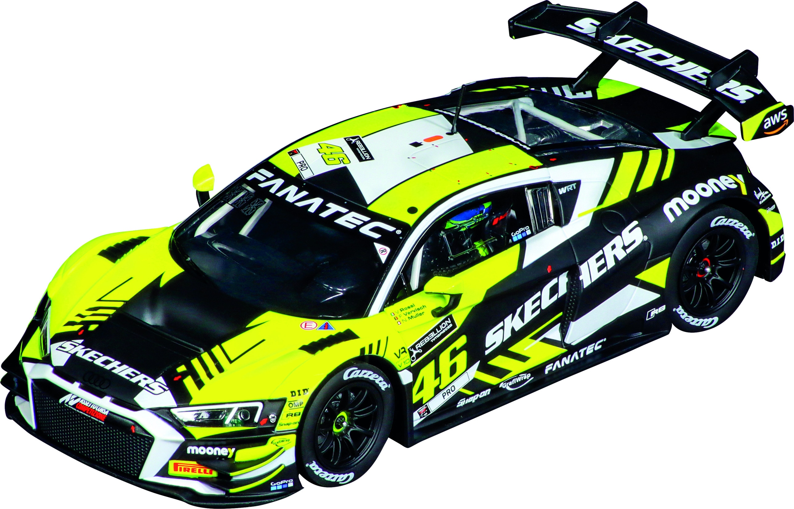 Carrera Digital 124 Audi R8 LMS GT3 evo II Valentino Rossi, No.46