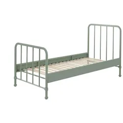 METALLBETT Kay 97x110x206 aus Metall in Grün matt