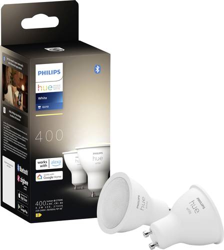 Philips Hue LED-Leuchtmittel 23023100 EEK: E (A - G) GU10 Warmweiß