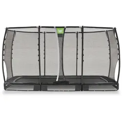 EXIT Allure Premium Bodentrampolin 214x366cm - schwarz
