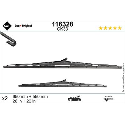 Swf Wischblatt [Hersteller-Nr. 116328] für Mercedes-Benz