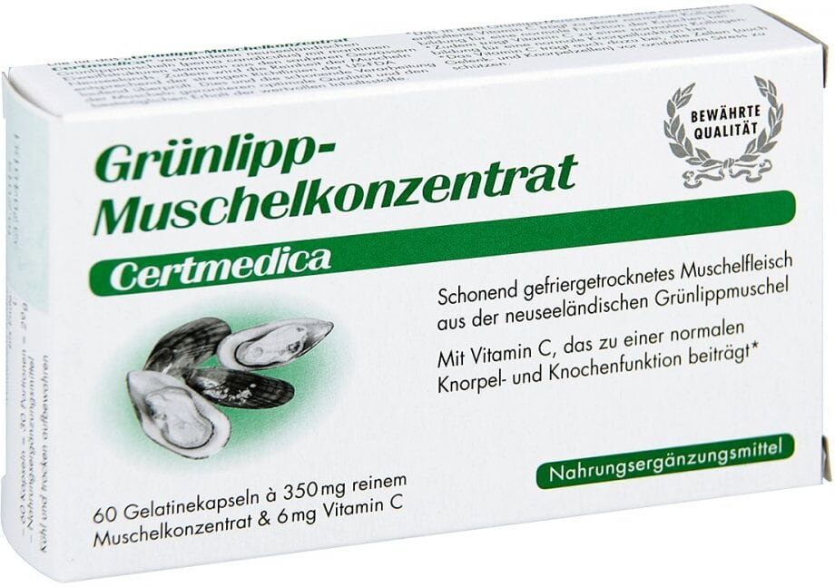 Grünlipp Muschel Konzentrat Kapseln 60stk