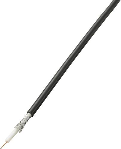 TRU Components 1567202 Koaxialkabel Außen-Durchmesser: 5mm RG58 75Ω 52 dB Schwarz 100m