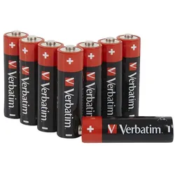 Verbatim Alkalibatterie Mignon Aa Lr6 Pack 8 49503
