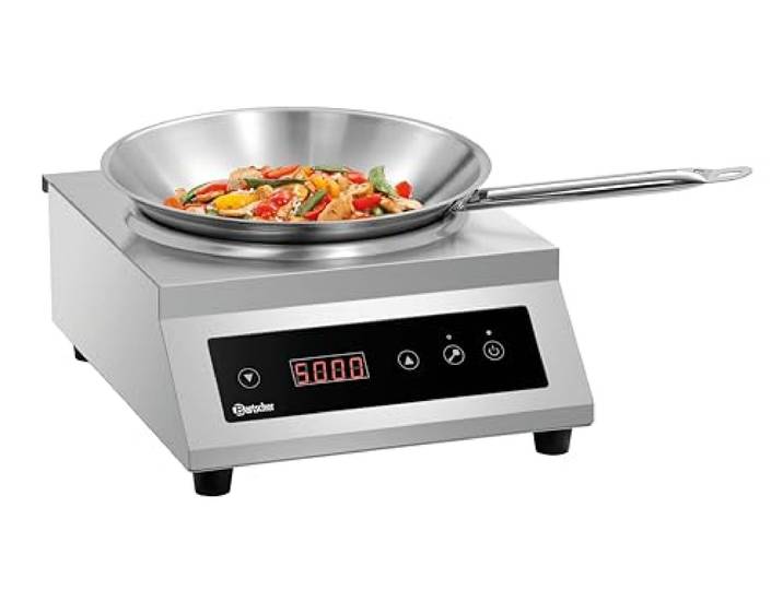 Bartscher Induktionswok Ø 280 mm, 50 kW Gastronomiebedarf