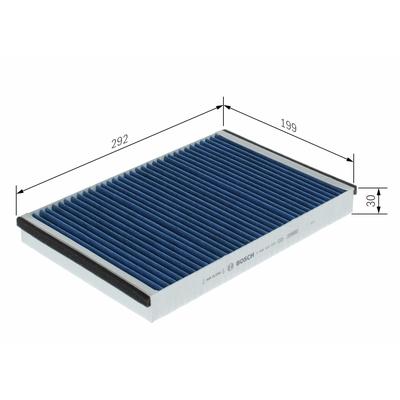 BOSCH Filter, Innenraumluft 0986628632 für Opel HOLDEN CHEVROLET