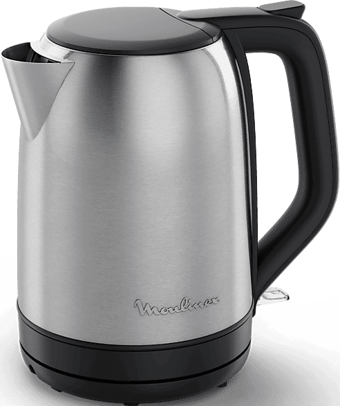 Hervidor de agua - Moulinex Subito 5 BY5S0D, 2400W, 1.7l, Diseño compacto, Filtro extraíble, Indicador una taza, Inox