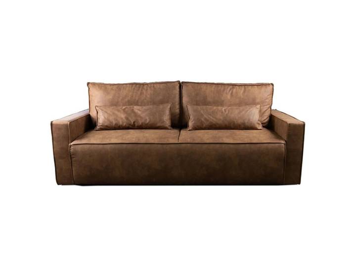Muffo Sofa ZAZO, Zusätzliche Lendenkissen, Schlaffunktion, Komfortfüllung